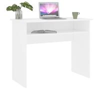 Bureau Blanc, CLOUD, Table à écrire, Pour 1 personne, Blanc 90x50x74 cm ,bois d'ingénierie BBB399