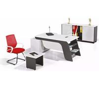 Bureau Blanc Ensemble de bureau d'angle Meubles de bureau Armoire JVmoebel