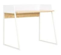 vidaXL Bureau Blanc et chêne 90x60x88 cm 20265