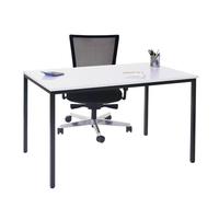 Bureau Braila, Table De Conférence / Seminaire, 120x80cm Blanc Multicolore
