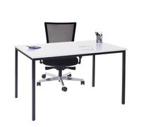 Bureau Braila, Table De Conférence / Seminaire, 120x80cm Blanc Multicolore