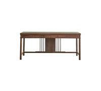 Bureau Bureau Bureau 160 x 80 x 75 cm Style Chinois Bois Massif Bureau d'Étude à Domicile Table de Calligraphie, Bureau de Peinture Orme, Convient pour Chambre à Coucher, Entreprise Vanity Desk Gaming