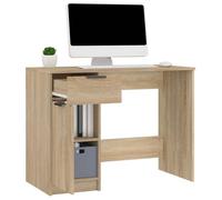 Bureau BURKE, Brun Table à écrire - 1 PERSONNE - Chêne sonoma 100x50x75 cm - Bois d'ingénierie BB434
