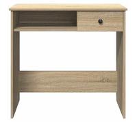 Bureau BURKE Brun Table à écrire - 1 PERSONNE - Chêne Sonoma 80x40x75 cm - Aggloméré BB785