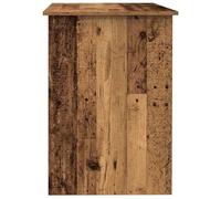 Bureau BURKE Brun Table à écrire - 1 PERSONNE - vieux bois 100x55x75 cm - bois d'ingénierie BB660