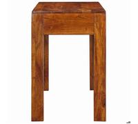 Bureau BURKE, Marron Table à écrire - 1 PERSONNE - avec tiroir - Marron 100x50x75 cm - Bois d'acacia massif BB348