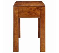 Bureau BURKE, Marron Table à écrire - 1 PERSONNE - avec tiroir - Marron 110x50x73 cm - Bois d'acacia massif BB347
