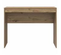 Bureau BURKE Marron Table à écrire - 1 PERSONNE - Chêne artisanal 100x40x76 cm - BB935
