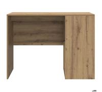 Bureau BURKE, Marron Table à écrire - 1 PERSONNE - Chêne artisanal 102x50x75 cm - Bois d'ingénierie BB1063