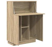 Bureau BURKE Marron Table à écrire - 1 PERSONNE - Chêne Sonoma 71.5x31.5x106.5 cm - Bois d'ingénierie BB1002