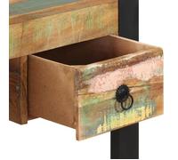 Bureau BURKE, Multicolore Table à écrire - 1 PERSONNE - Bois de récupération massif BB49