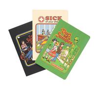 Bureau, Carterie & Emballage Fun de Steven Rhodes - Lot de 3 - pour Indifférent - multicolore Standard