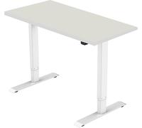 Bureau celexon ECO eAdjust-71121 réglable en hauteur électriquement - blanc, avec plateau 150 x 75 cm - pour un réglage ergonomique de la hauteur au quotidien