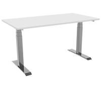 Bureau celexon PRO eAdjust-58123 réglable en hauteur électriquement - gris, avec plateau 175 x 75 cm