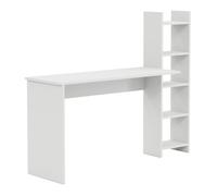 Bureau Chagtuniejle avec étagère 150 x 45 x 120 cm blanc