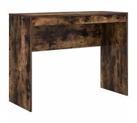 Bureau Chêne Fumé 100 x 40 x 76 cm, Table de Travail Compacte en Bois | Design scandinave, montage facile avec tournevis, entretien par chiffon humide, usage quotidien, intérieur moderne