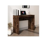 Bureau Chêne fumé 90x40x72 cm Bois d'ingénierie