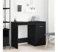 vidaXL Bureau Chêne noir 100x50x76 cm – 1 tiroir – Bois d'ingénierie, finition mate