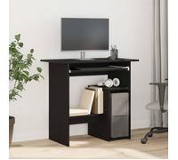 vidaXL Bureau Chêne noir 80 x 45 x 74 cm Bois d'ingénierie