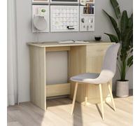 Bureau Chêne Sonoma 100 X 50 X 76 Cm Aggloméré Brun