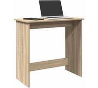 vidaXL Bureau chêne sonoma en bois d'ingénierie 80x40x75 cm 860456