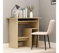 Bureau Chêne sonoma 80x45x74 cm Bois d'ingénierie chêne G