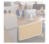 Bureau - Cloison acoustique pour bureaux et espaces de travail à domicile - Séparateur insonorisant, bouclier de bureau élégant, améliore la concentration, solution moderne d'espace de travail