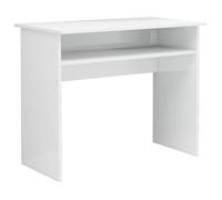 Bureau - CLOUD - Blanc brillant - 90x50x74 cm - bois d'ingénierie LL37878