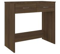 Bureau - CLOUD - Chêne marron - 80x40x75 cm - bois d'ingénierie LL136651