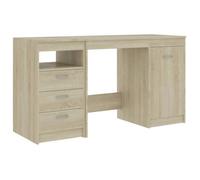 Bureau - CLOUD - Chêne sonoma - 140x50x76 cm - bois d’ingénierie LL00148