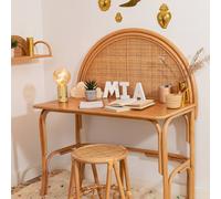 Bureau / coiffeuse rotin et cannage naturel - gili naturel TU
