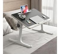 Bureau compact pliable pour les petits espaces, station de travail portable pour le travail, la lecture, la salle à manger, l'écriture ou regarder des films au lit ou sur le canapé