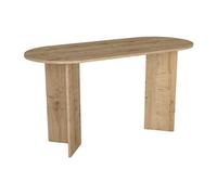 Bureau console - Coloris : Naturel clair - TOPANIA