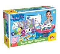 Bureau D'activités Peppa Pig Super Desk - Lisciani Giochi - 10 Jeux Éducatifs