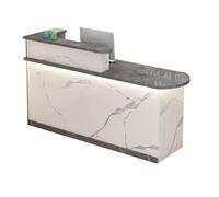 Bureau d'accueil, comptoir générique avec tiroirs et Armoire, avec éclairage LED, pour Halls d'entreprise, réceptions d'hôtel, magasins de vêtements