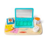 Melissa & Doug Tableau d'activités Ordinateur Work & Play – Jouet sensoriel 12+ mois, certifié FSC