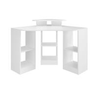 Vicco Bureau d'angle Artur, Blanc, 94x94cm