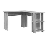 vidaXL Bureau d'angle avec rangement Forme L Bois d'ingénierie Gris Sonoma 140x113,5x75 cm