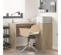 vidaXL Bureau d'angle L Chêne Sonoma 102×88×75 cm moderne avec tiroir et rangements