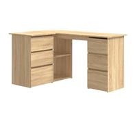 Bureau d'angle - CLOUD - forme de L - Chêne sonoma 145x100x76 cm Bois d'ingénierie LL18724