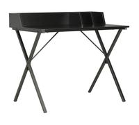 vidaXL Bureau Noir 80x50x84 cm20276 Noir G