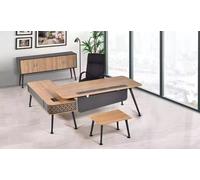 Bureau d'angle Equipement de bureau de luxe Ensemble complet JVmoebel
