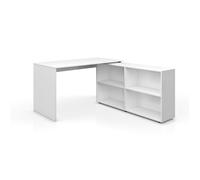 Bureau d'angle FlexPlus, 137x60cm, Blanc, Vicco 29314