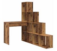 Vidaxl Bureau D'angle Bois Ancien 101.5 X 149.5 X 149.5 Cm