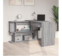 Bureau d'angle - OMABETA - HB03314 - Bois d'ingénierie - Sonoma gris - 200x50x76 cm