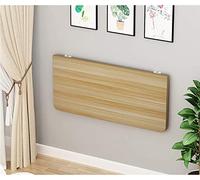 Bureau d'angle pliable pour ordinateur, table de travail murale en bois, table d'appoint double support, chevalet de cuisine, bureau 100 cm x 40 cm, gain de place, fourrure