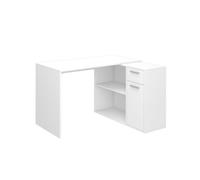 Bureau d'angle Robin 120x60cm Blanc Vicco 36192