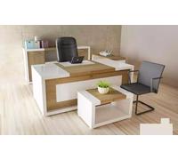 Bureau d'angle Table de bureau Table basse Armoire à dossiers Meubles de bureau 3 pièces