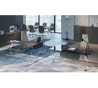 Bureau d'angle Table d'ordinateur Meubles de bureau Meubles design Table en verre Nouveau
