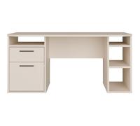 Bureau d'angle - TEZAUR - Beige - 160 x 72 x 75,7 cm